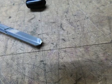 Eldorado 0.2344" X 16" coolant thru carbide tipped gun drill 3/4 shank