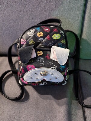 betsy johnson backpackscoach mini backpack Betsey Boarder Print Clear with Pouch Add a little sparkle to your look with this embellished backpack Betsey Johnson | Bags |