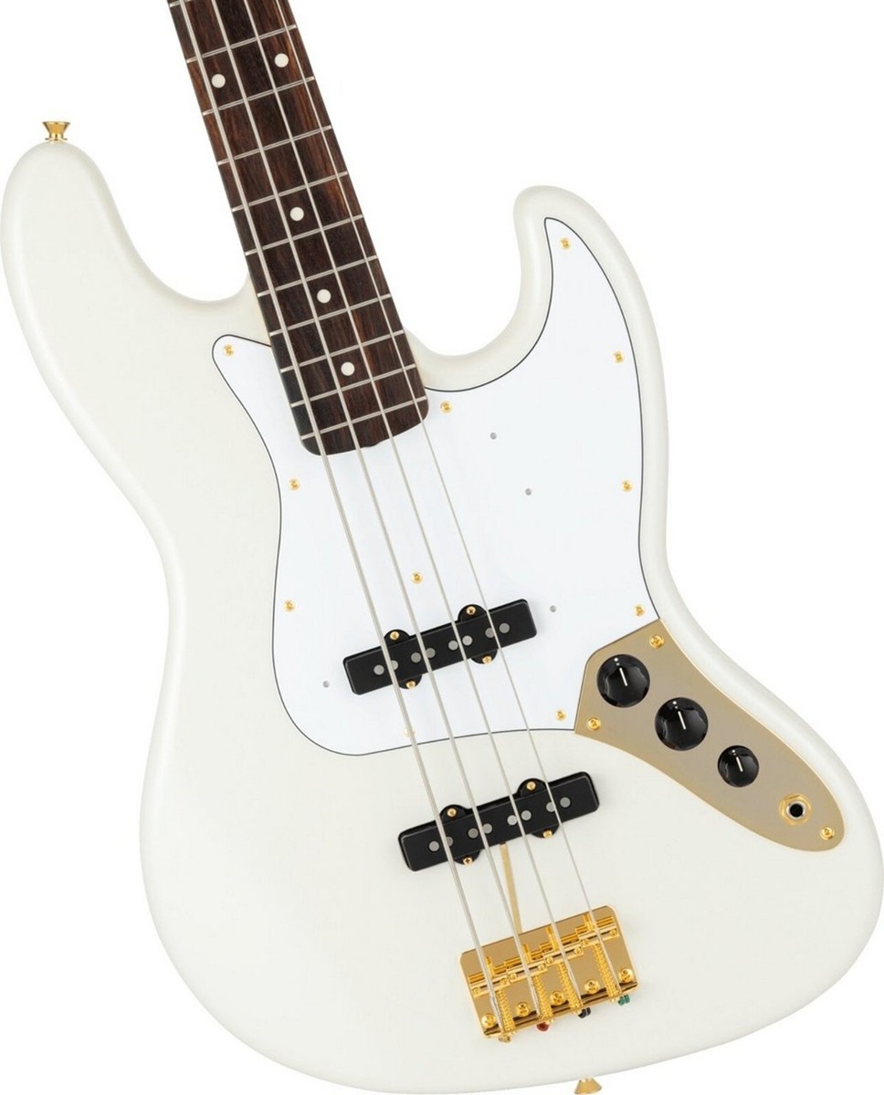 Fender Made in Japan Traditional 2025 60s Jazz Bass White Pearl