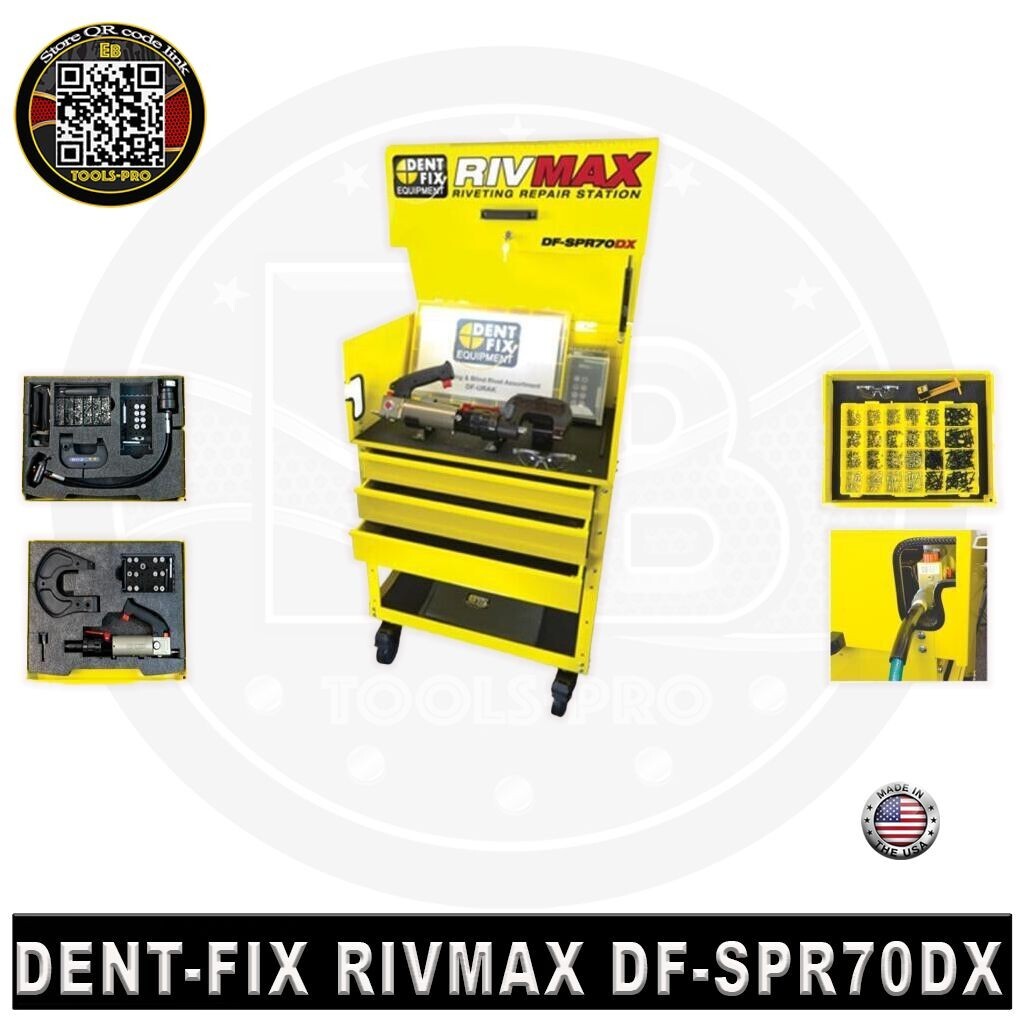Dent Fix Equipment DF-SPR70DX Aluminum Self-Piercing Riveter And
