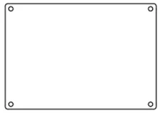 Killark 3FSBC, Device Box Cover, Cvr, 3Gang Blank Cast Al, 1 PC