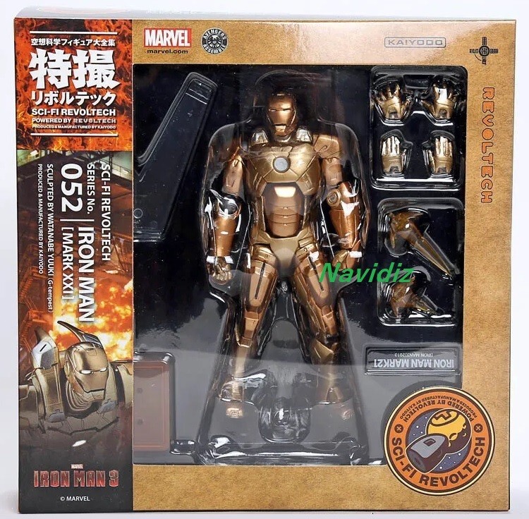 ラッカム　メタルフィギュア カタログ 2004 Yamaguchi Revoltech 052 Ironman Mark XXI Iron Man MK 21