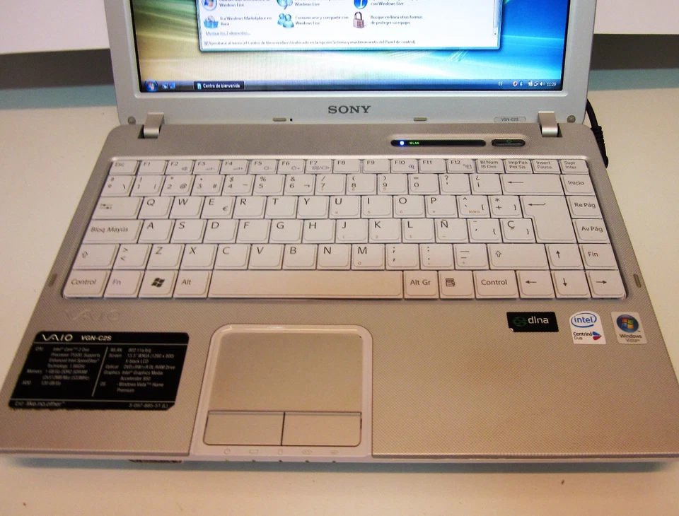 ORDENADOR PORTATIL SONY VAIO VGN-CS2 CENTRINO 13,3" X-BLACK LCD MUY BUEN ESTADO_ - Imagen 3 de 4