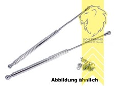 Edelstahl Motorhaubenlifter für VW Golf 3 Limousine Variant Cabrio Vento