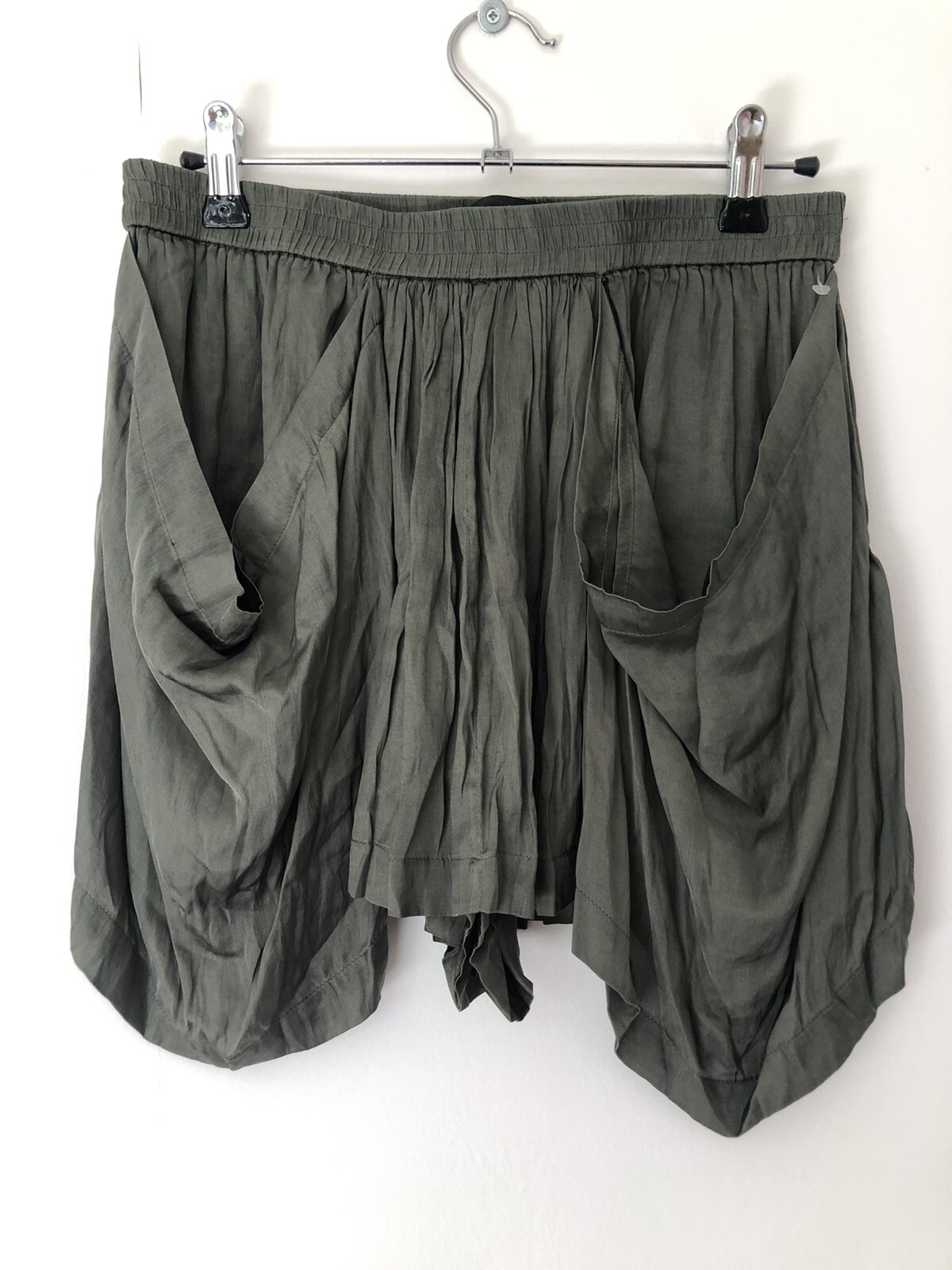 Alexander Wang Shorts Skort Army Khaki Olive  Size 2 Designer