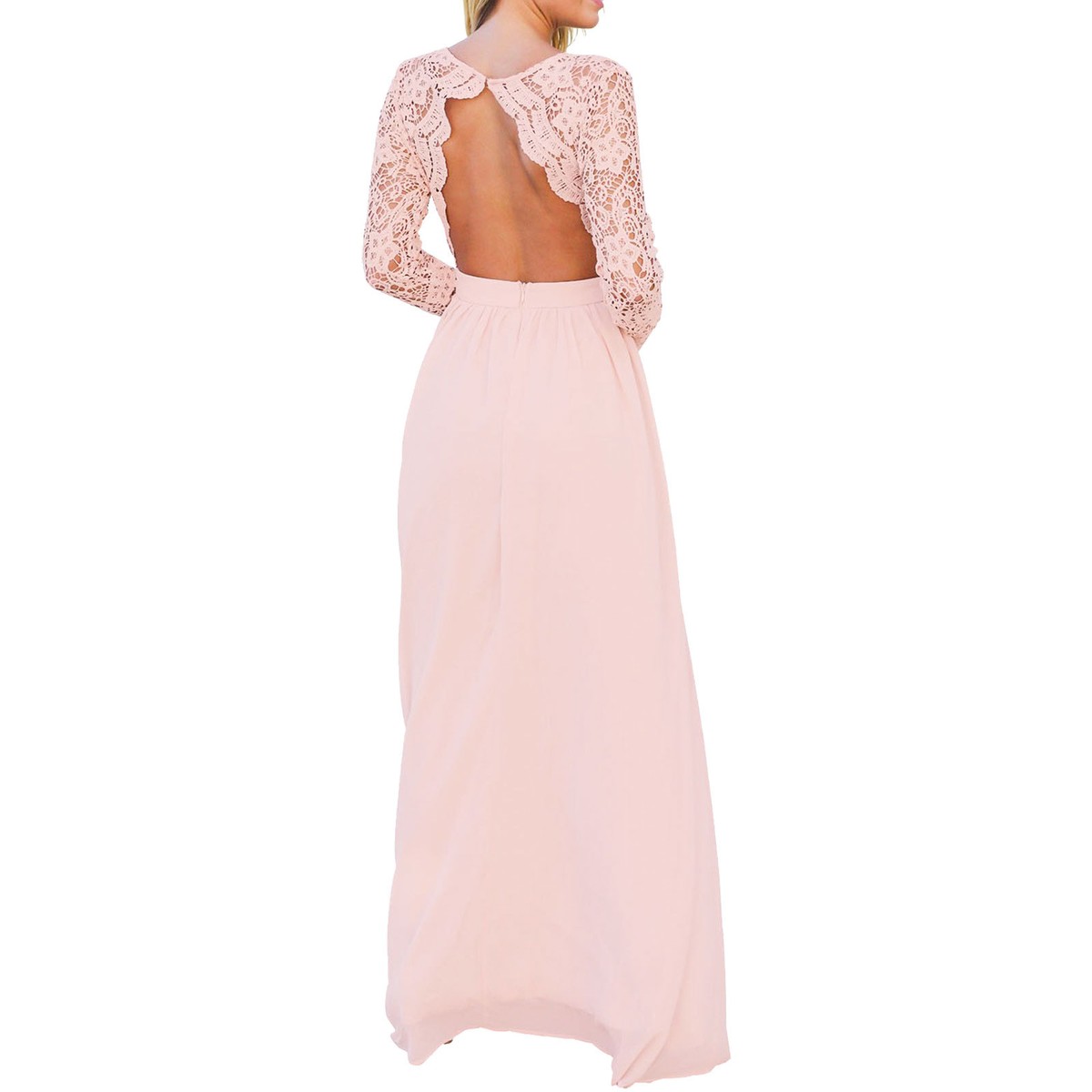 light pink loose dress Light Pink Crepe Loose Silhouette Dress | FG ATELIER