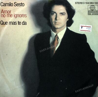 Camilo Sesto - Amor No Me Ignores / Que Ma Te Da 7in 1981 (VG/VG) .