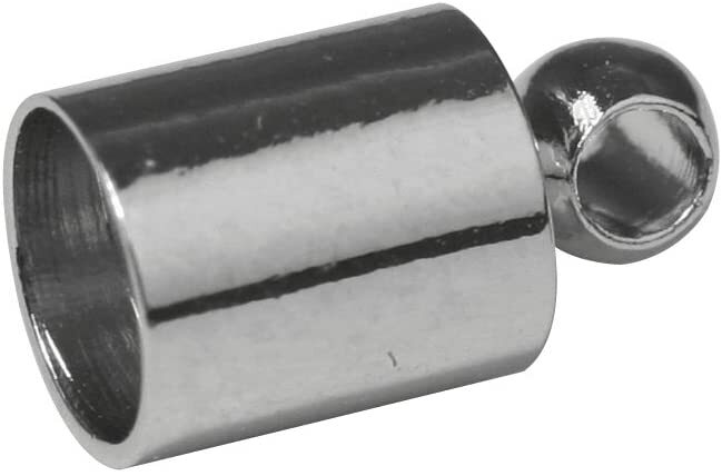 RAYHER - 2 PEZZI - TAPPI FINALI CON OCCHIELLO PER CHIUSURE GIOIELLI Ø4MM - CO...