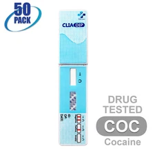 NEW Mintegrity Drug Test Cocaine (COC) Dip Card Urine 50-Pack #MI-WDCO-114