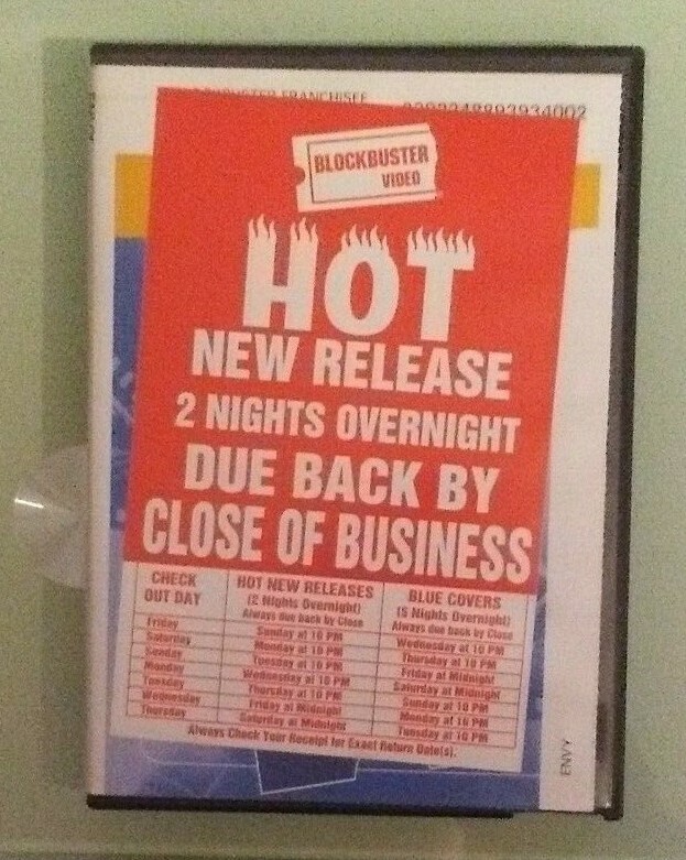 BLOCKBUSTER VIDEO RENTAL HOT NEW RELEASE monroe ct DVD ENVY | eBay