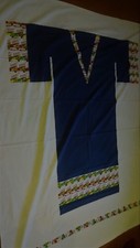 DUVET Comforter Quilt Cover 60" W X 84" L Asian Kimono Design Print Never Used