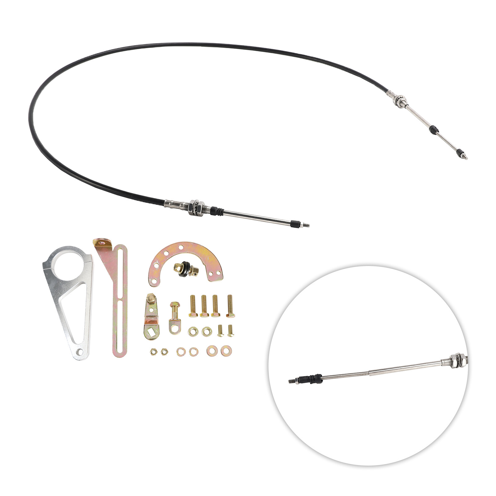 High-Strength ACA-1804 Cable Column Shift Linkage Kit for TH350 TH400 700R4 Transmissions