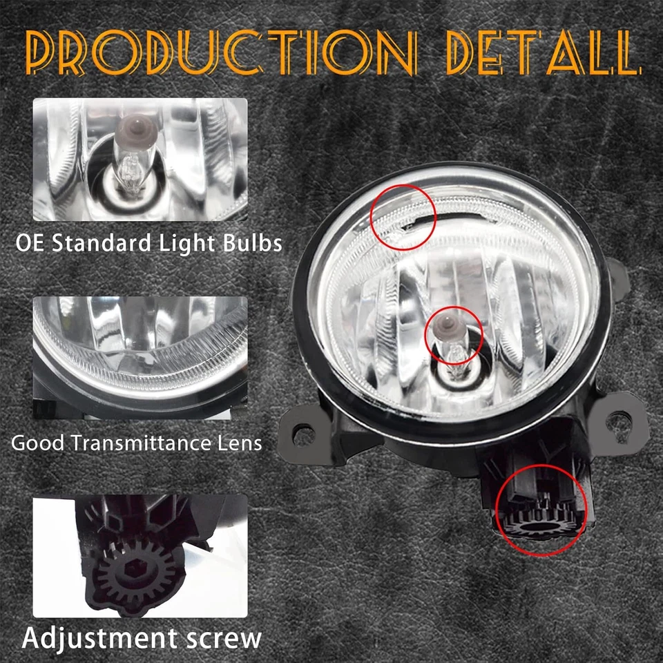 For 2011-2013 Dodge Charger/2010-2020 Dodge Journey LED DRL Fog Driving Light*1 - Изображение 3 из 4