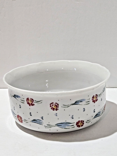 Sanyei Nagoya ~ Cermic Cereal/Soup/Salad Bowl ~ Floral Design ~ Made in Japan - Picture 2 of 10