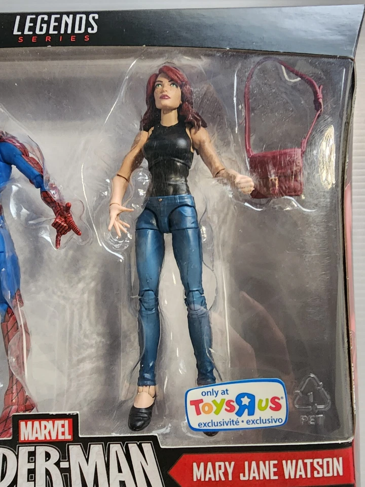 漫威传奇蜘蛛侠和玛丽珍·沃森 2 包玩偶玩具反斗城独家 — 第 3/4 张图片