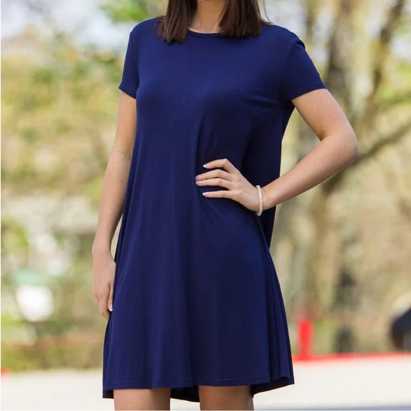 Piko top swing dress