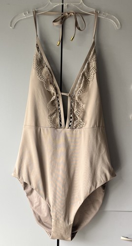 Maillot De Bain Une Pièce Laundry By Shelli Segal - Noir - Taille L - Modèle Ring Monokini
