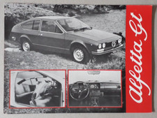 Alfa Romeo Alfetta GT Brochure c.1974