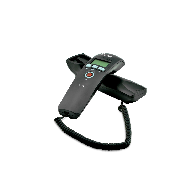 ⭐TELEFONO BASE GONDOLA EASYTECK G101 BLACK CON DISPLAY