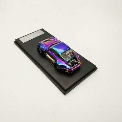 DCM x DragonBo - Porsche RWB 993 Chrome Magic Purple - Diecast