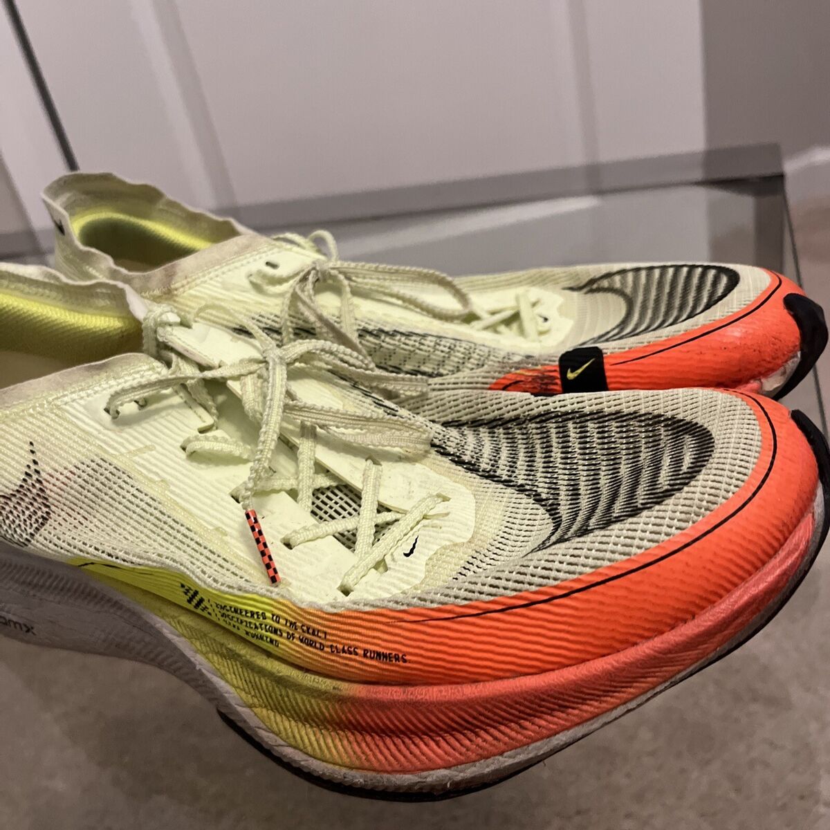 Nike ZoomX Vaporfly Next% 2 Volt Yellow Running Shoes CU4111 Nike ZoomX Vaporfly Next% 2 Volt Yellow Running Shoes CU4111