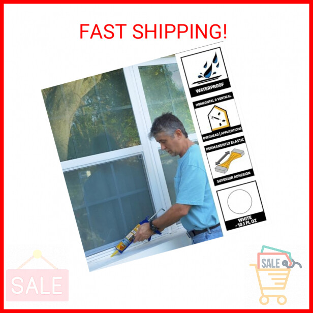 Sika Sikaflex - White - Construction sealant (White) - All-Purpose Polyurethane 