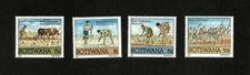 Botswana 1988 - SC#428-31 - Early Cultivation Techniques - Set of 4 Stamps - MNH