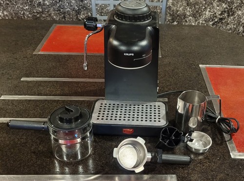 krups black mini espresso cappuccino 