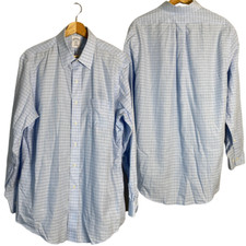 Brooks Brothers Regent Fit Plaid Non-Iron Oxford Button Down Shirt Mens 16 - 4/5