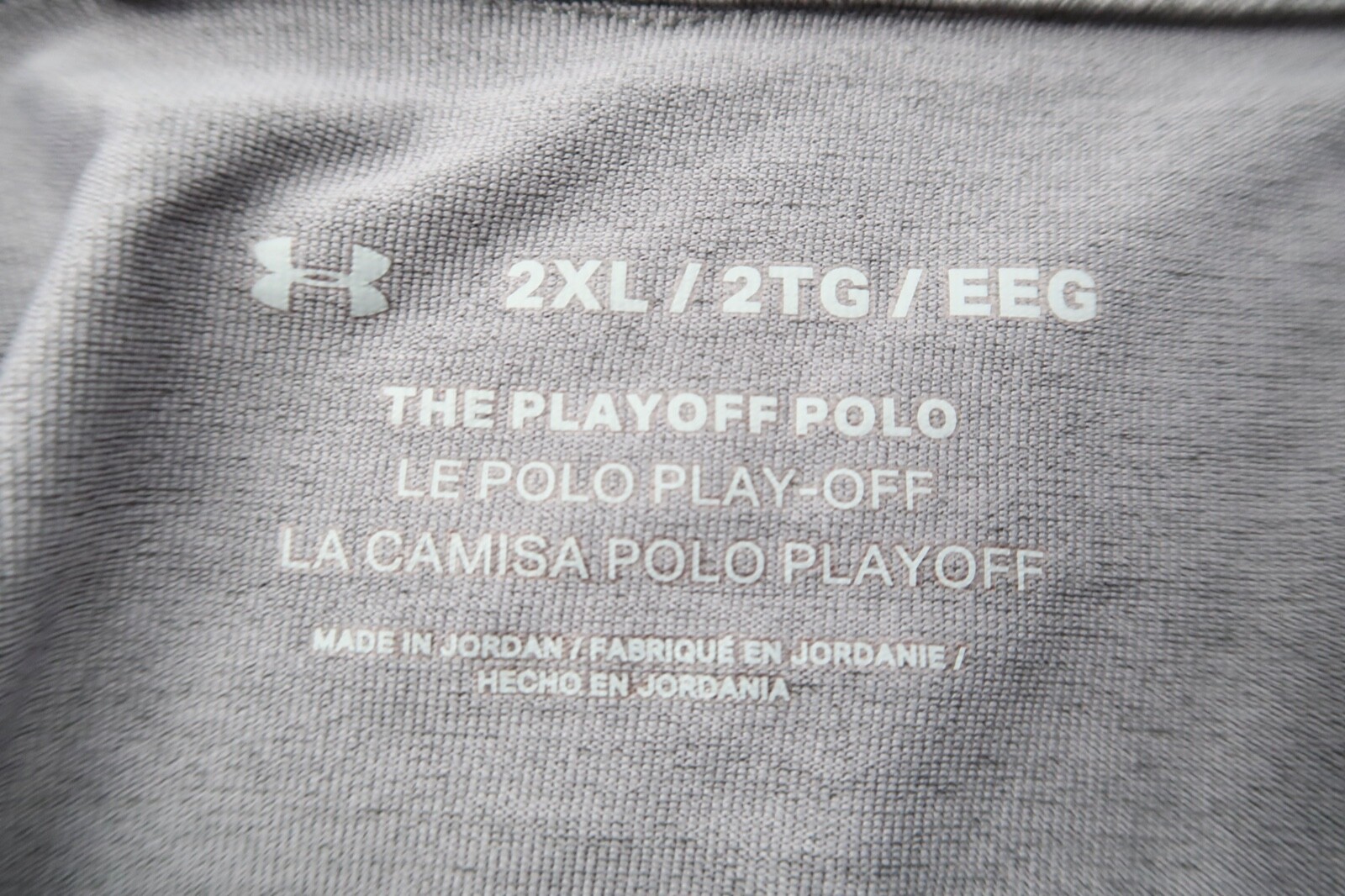 Under Armour Men's 2XL Playoff 2.0 Polo Shirt Performance Gray Solid Size XXL thumbnail 4