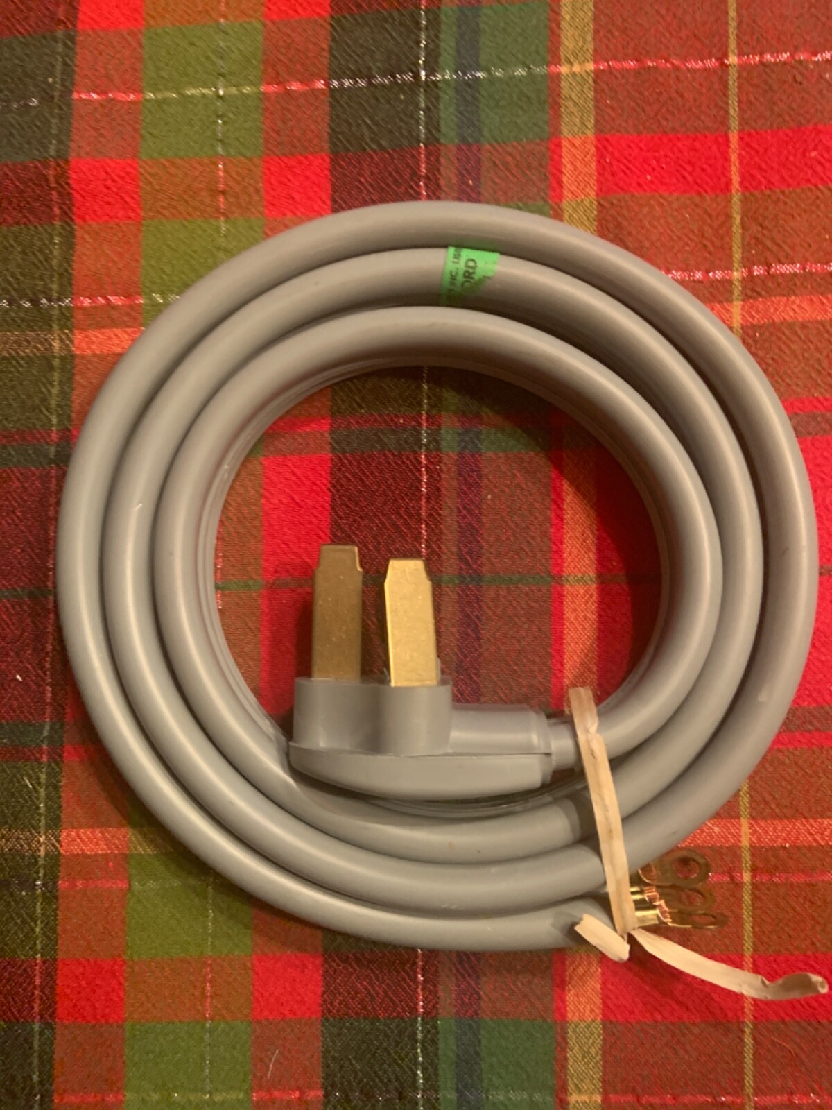 Carol 5 Ft Range Cord  3 Prong Wire 50 Amp - 250 Volt  Old Stock in package