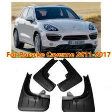 4Pcs Molded Splash Guards Mud Flaps Fender For Porsche Cayenne 2011-2017