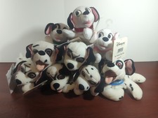 101 Dalmatians Dogs Disney Store Beanbag Lot of 10 NWT