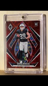 2024 Panini Phoenix - Rookies Brock Bowers #165 Red Lazer (RC) /199