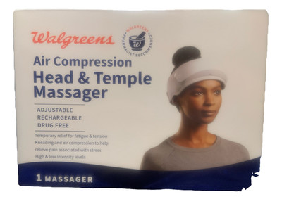 Walgreens Air Compression Head And Temple Massager 509537 / Rechargeable New!