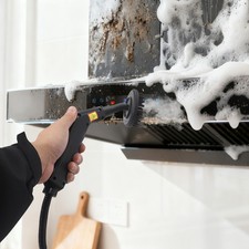 1500W Handheld Steam Cleaner,4.5 Bar Steam Cleaner，Black Portable Steam Cleaner