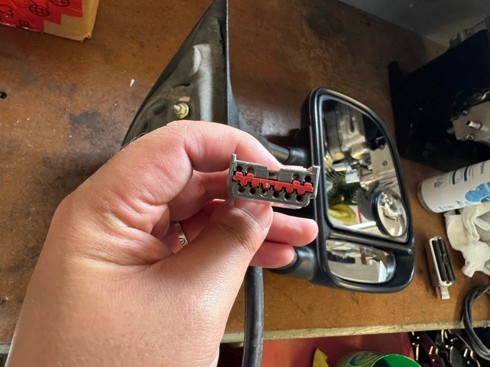 Espejo retrovisor eléctrico lateral derecho Ford F250 Super Duty 2002 2003 2004 2005 2006 2007 OEM Foto 3 de 4