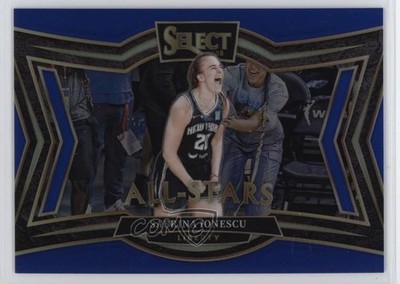 2025 Panini Select WNBA All-Stars Blue Prizm 42/49 Sabrina Ionescu #4 4f5