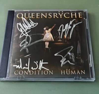Queensryche Condition Hüman Signed Autographed Music CD & Booklet