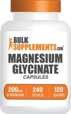 BulkSupplements.com Magnesium Glycinate Capsules - Magnesium Supplement, Magnesi
