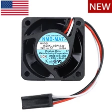 3-Pin Cooling Fan Replacement For FANUC NMB-MAT 1608KL-05W-B39 24V 0.08A 3wire 