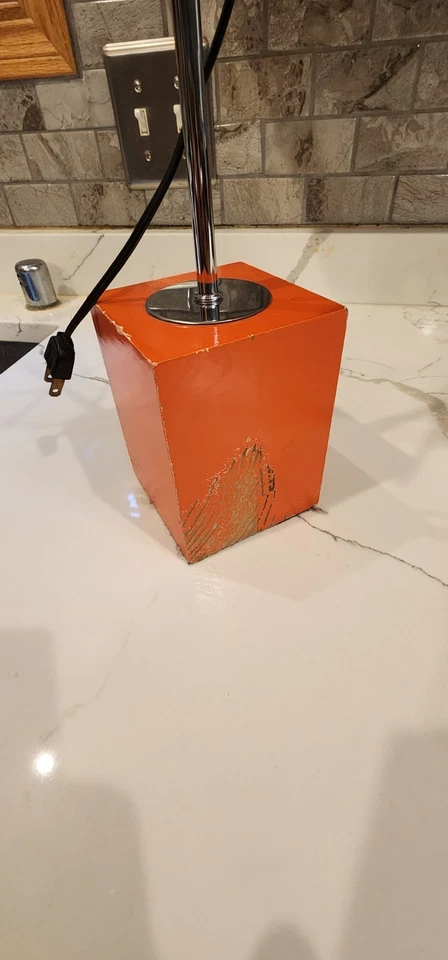 Robert Sonneman Style Articulating Arm Desk Lamp Vintage porcelain head  - Image 3 of 4