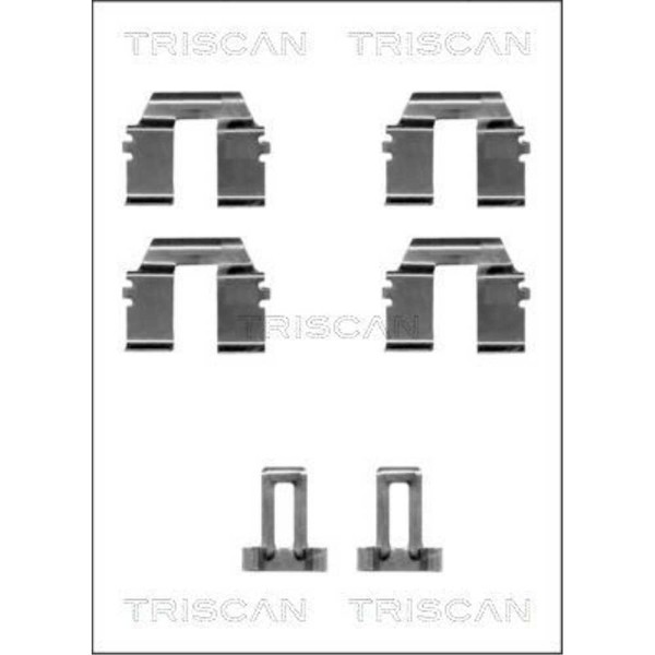 Triscan ZubehöRsatz Scheibenbremsbelag BremsklöTze FüR VW Transporter IV Bus-image