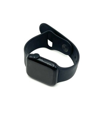Original Apple Watch SE 2022 Midnight Alu 40mm Black Silicon Band Sehr gut 3
