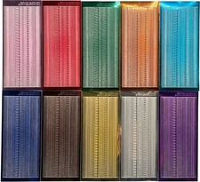 Thin Line Colorful Dazzles Stickers – 630 Peel & Stick Embellishments for Crafts