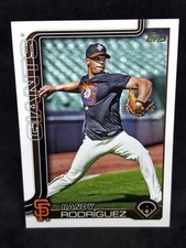 2025 Topps Update Series Randy Rodriguez #US240 Golden Mirror Image Variation SP