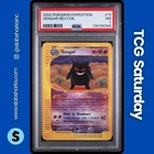 2002 POKEMON EXPEDITION SET #13/165 GENGAR REVERSE HOLO PSA 7