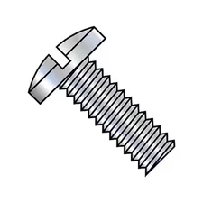#10-24 x 3/4 in Slotted Binding Machine Screw, Zinc Plated Steel, 5000 PK,