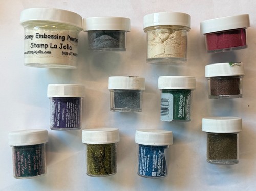 Stampin Up, Zing!, & More Embossing Powder, 26 Various of Colors