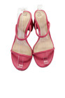 Gianvito Rossi Womens Leather Double Strap Sandal Heels Pink Size 38 8 — photo 2